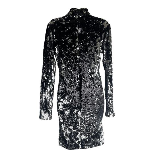 New Isabel Marant Marnela Sequins Cotton Cut Out Dress Silver Size FR36/US4 - Picture 12 of 14